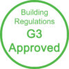 Building Regulations G3 Approved Logo